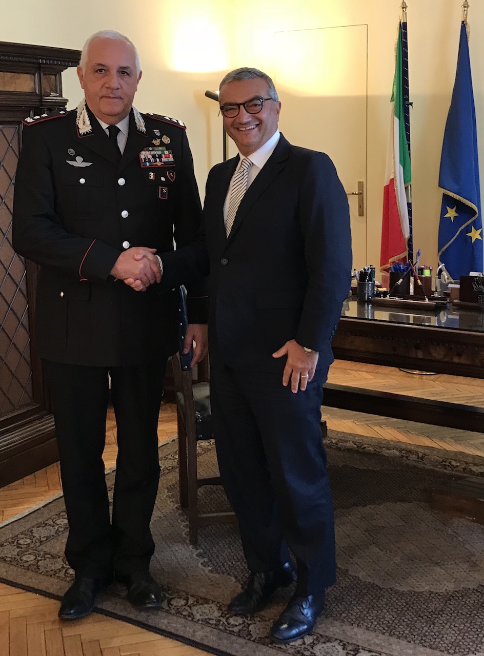 Il Presidente di Publimedia, Dott. Massimiliano Nizzola, ricevuto dal Generale D. Teo Luzi, nominato Capo di Stato Maggiore del Comando Generale dell’Arma dei Carabinieri